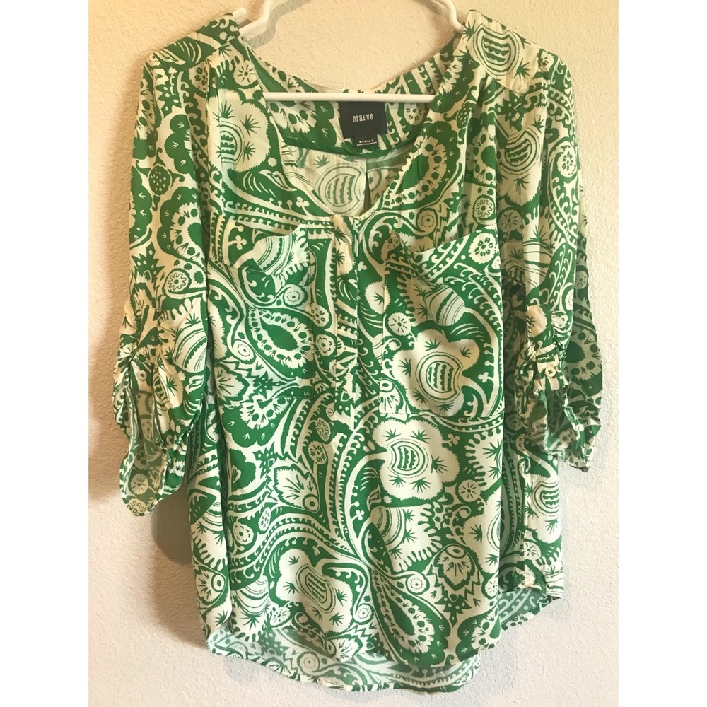 ANTHRO Blouse by Maeve | M